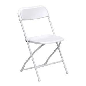 White Wedding Plastic Chair