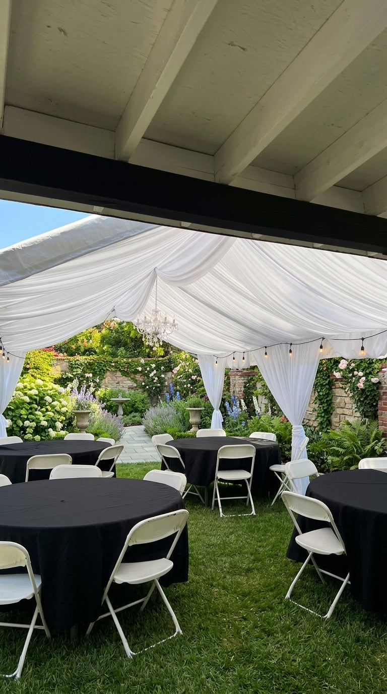 Lux Draped Tent Package